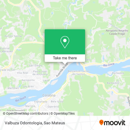 Valbuza Odontologia map