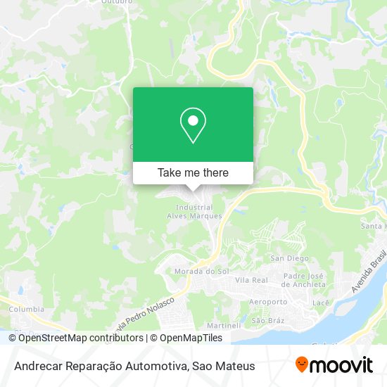 Andrecar Reparação Automotiva map