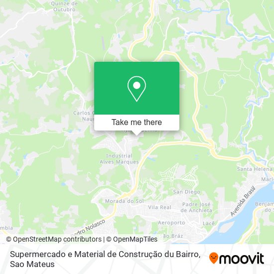Supermercado e Material de Construção du Bairro map