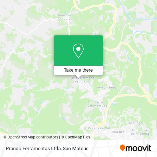 Prando Ferramentas Ltda map