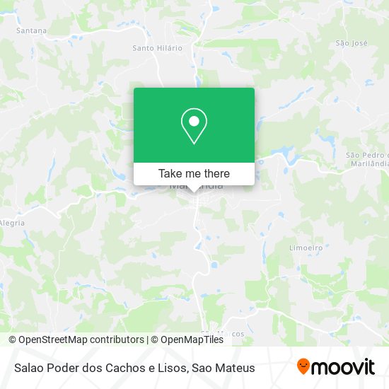 Salao Poder dos Cachos e Lisos map