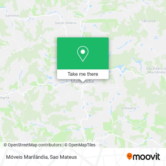 Móveis Marilândia map