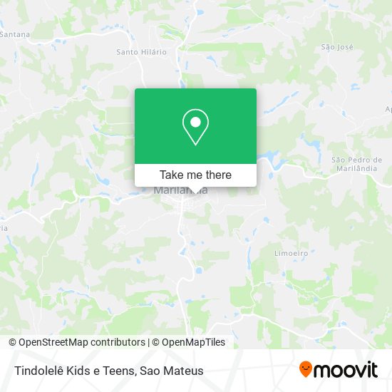 Tindolelê Kids e Teens map