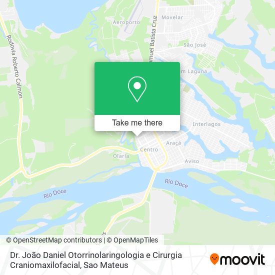 Dr. João Daniel Otorrinolaringologia e Cirurgia Craniomaxilofacial map