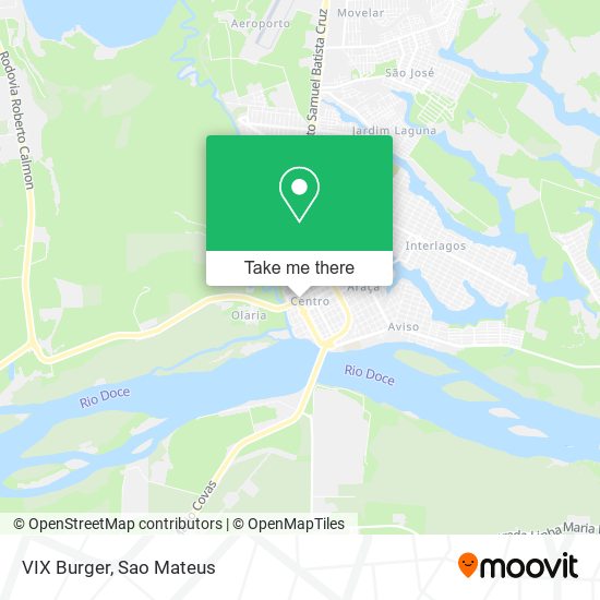 VIX Burger map
