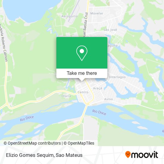 Elizio Gomes Sequim map
