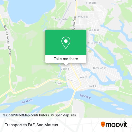 Transportes FAE map