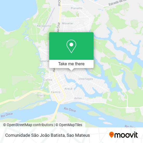 Comunidade São João Batista map