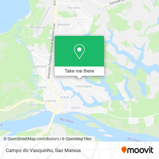 Mapa Campo do Vasquinho