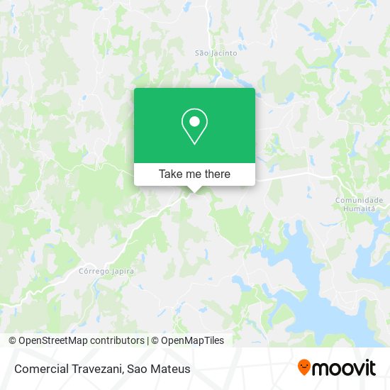 Comercial Travezani map