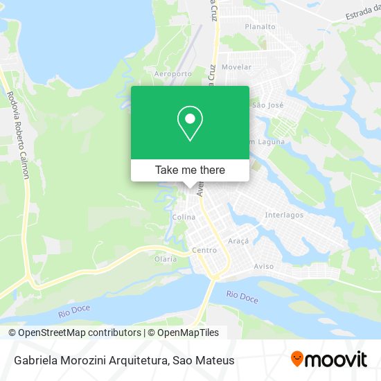 Gabriela Morozini Arquitetura map