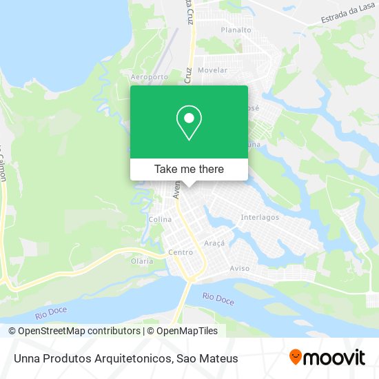 Unna Produtos Arquitetonicos map