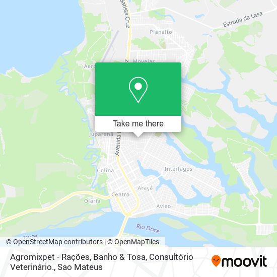 Agromixpet - Rações, Banho & Tosa, Consultório Veterinário. map