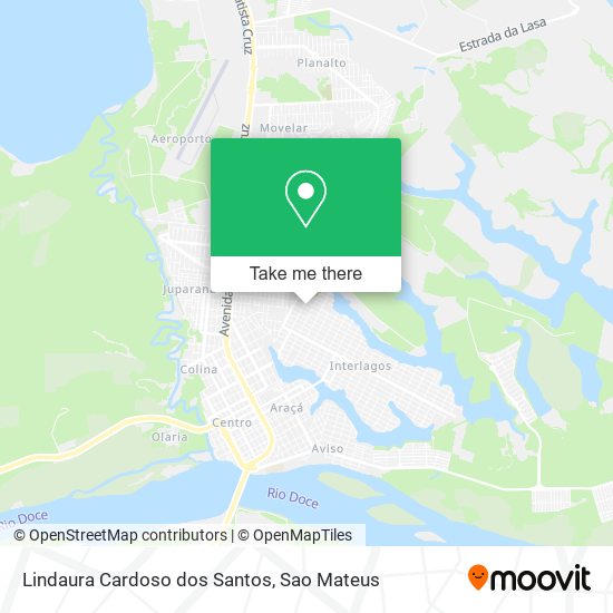 Lindaura Cardoso dos Santos map