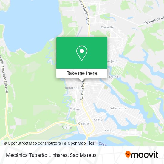 Mecânica Tubarão Linhares map