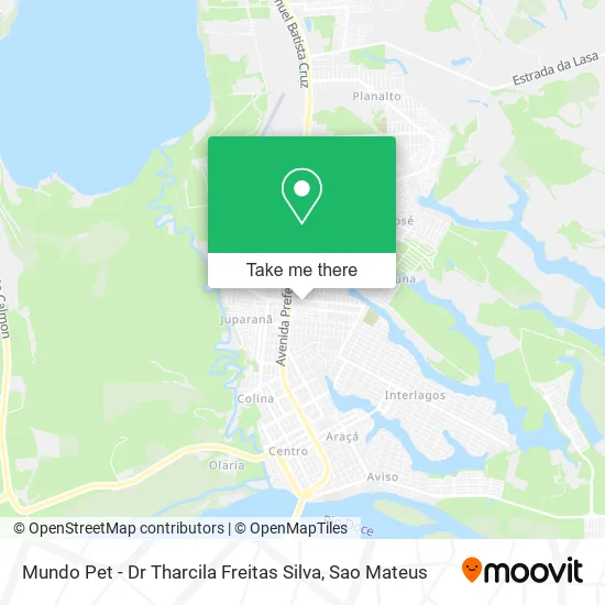 Mundo Pet - Dr Tharcila Freitas Silva map