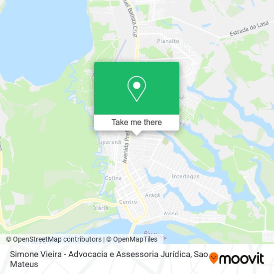 Simone Vieira - Advocacia e Assessoria Jurídica map