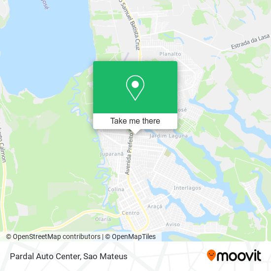 Pardal Auto Center map
