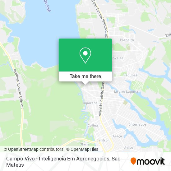 Campo Vivo - Inteligencia Em Agronegocios map