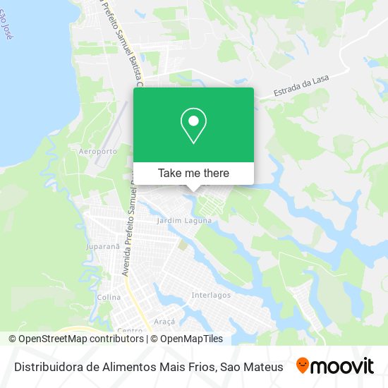 Distribuidora de Alimentos Mais Frios map