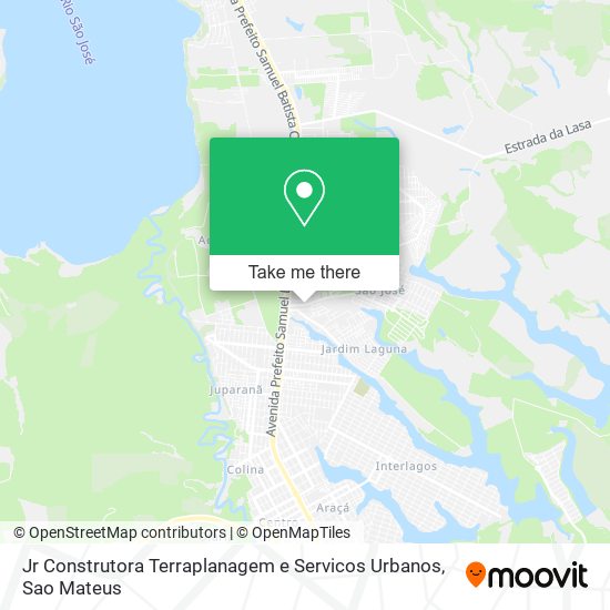 Jr Construtora Terraplanagem e Servicos Urbanos map
