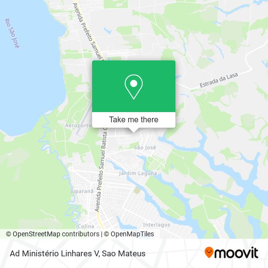 Ad Ministério Linhares V map