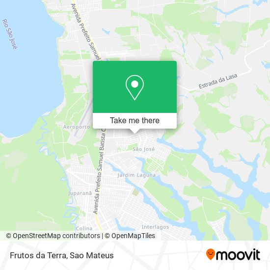 Frutos da Terra map