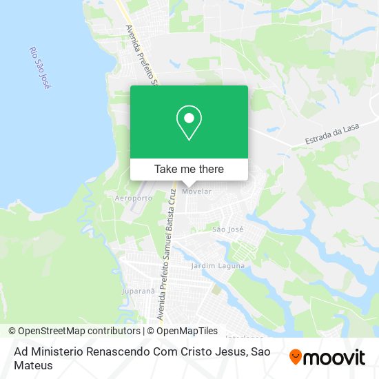 Ad Ministerio Renascendo Com Cristo Jesus map