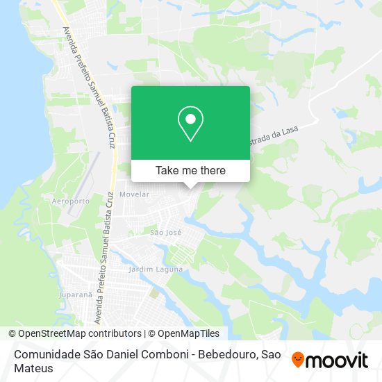 Comunidade São Daniel Comboni - Bebedouro map