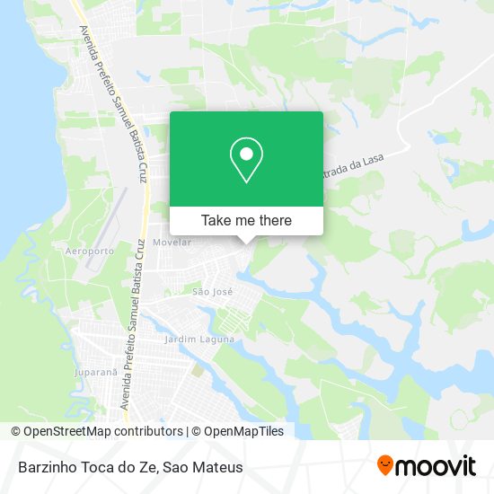 Barzinho Toca do Ze map
