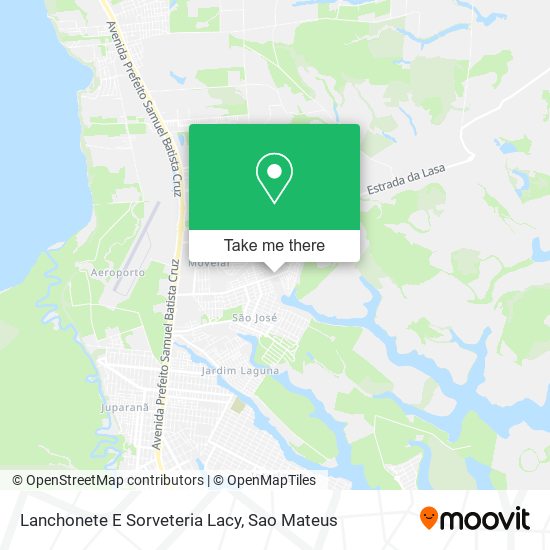 Lanchonete E Sorveteria Lacy map