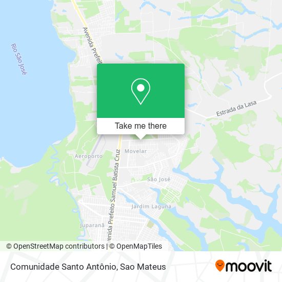 Comunidade Santo Antônio map