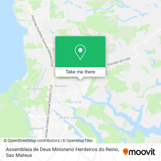 Assembleia de Deus Ministerio Herdeiros do Reino map