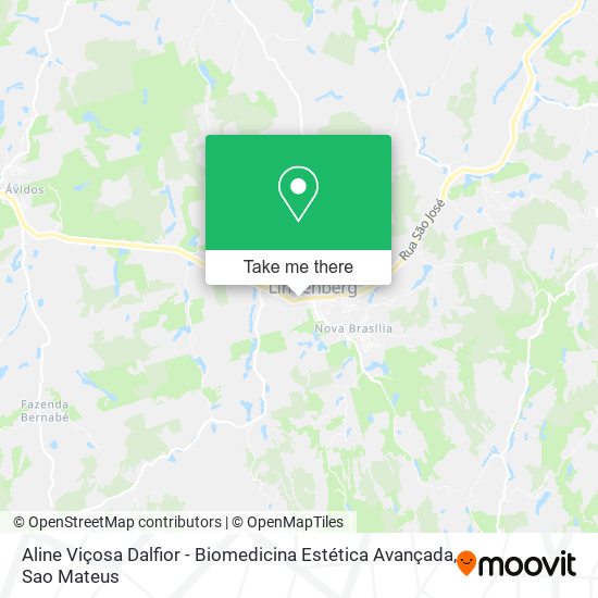 Aline Viçosa Dalfior - Biomedicina Estética Avançada map