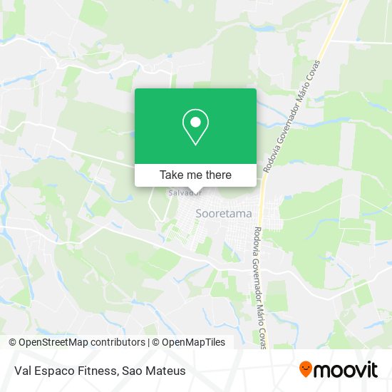 Val Espaco Fitness map