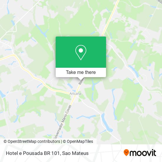 Hotel e Pousada BR 101 map