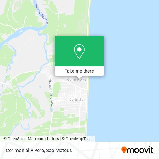 Cerimonial Vivere map