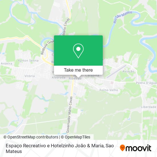 Espaço Recreativo e Hotelzinho João & Maria map