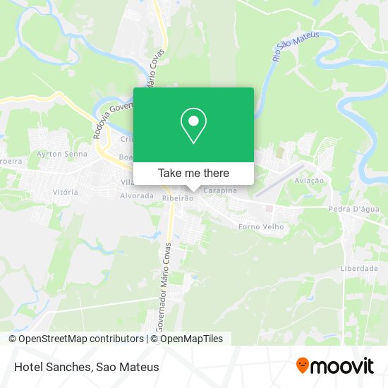 Hotel Sanches map