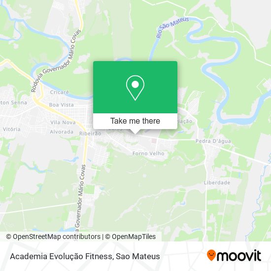 Academia Evolução Fitness map