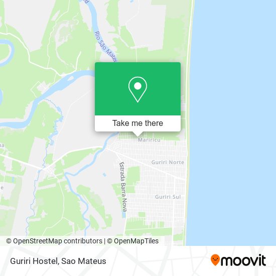 Guriri Hostel map