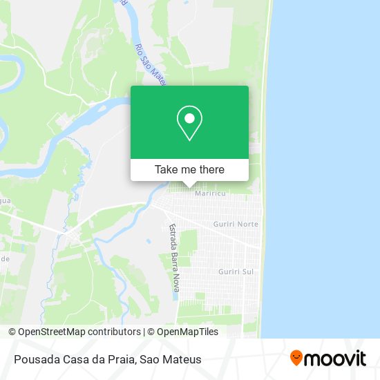 Pousada Casa da Praia map