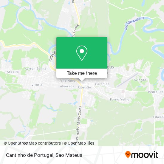 Cantinho de Portugal map