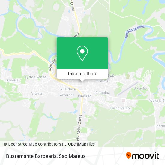 Bustamante Barbearia map