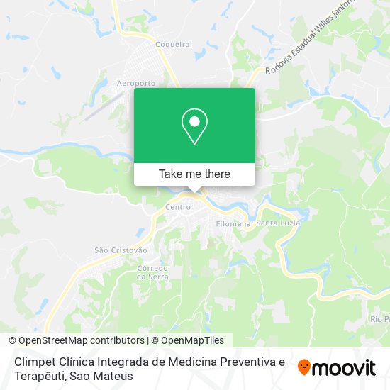 Mapa Climpet Clínica Integrada de Medicina Preventiva e Terapêuti