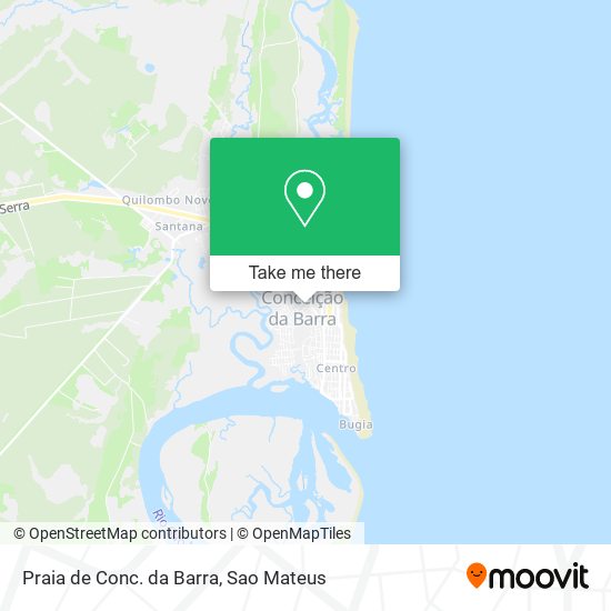 Praia de Conc. da Barra map
