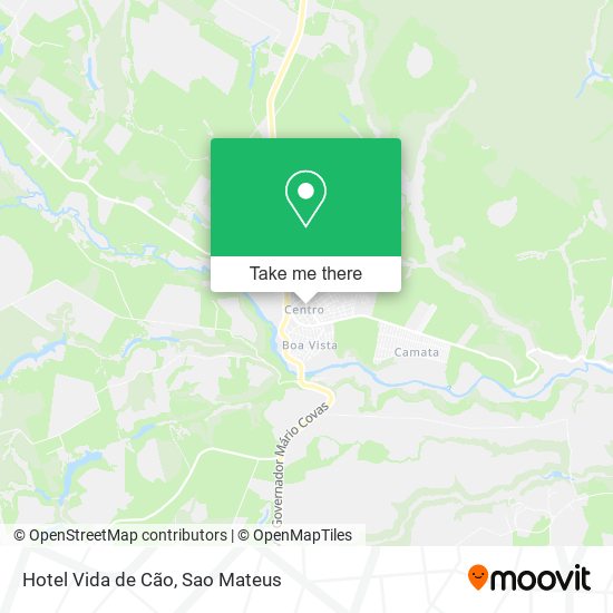 Hotel Vida de Cão map