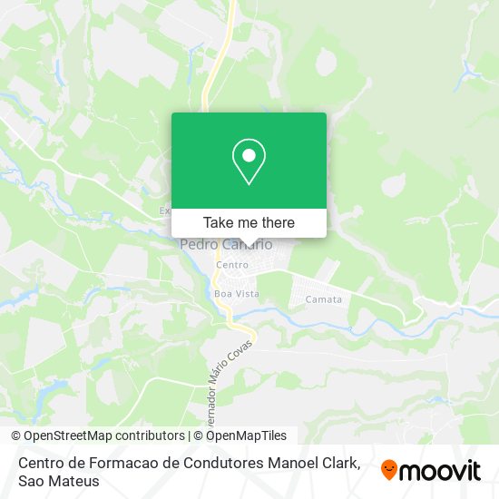 Centro de Formacao de Condutores Manoel Clark map