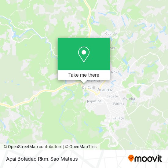 Açaí Boladao Rkm map