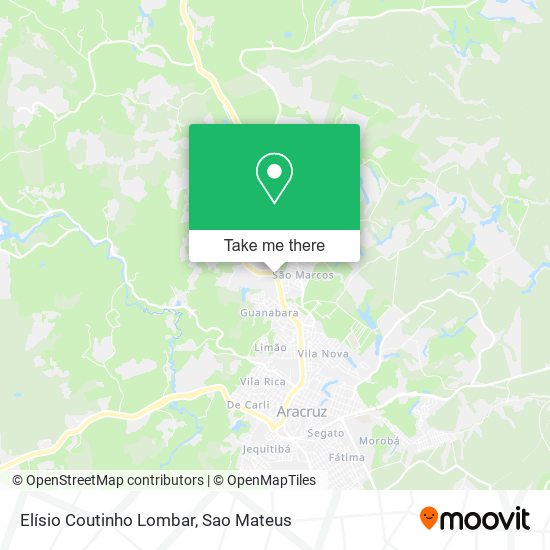 Elísio Coutinho Lombar map